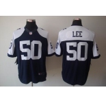 nike nfl jerseys dallas cowboys #50 lee blue[game limited throwback]