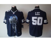 nike nfl jerseys dallas cowboys #50 lee blue[helmet tri-blend limited]