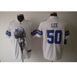 nike nfl jerseys dallas cowboys #50 lee white[helmet tri-blend limited]