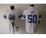nike nfl jerseys dallas cowboys #50 lee white[helmet tri-blend limited]