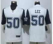 nike nfl jerseys dallas cowboys #50 sean lee white[Limited throwback]