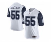 nike nfl jerseys dallas cowboys #55 rolando mcClain white[Limited throwback]