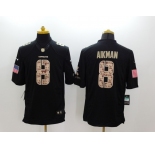 nike nfl jerseys dallas cowboys #8 aikman black[salute to service limited]