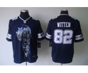 nike nfl jerseys dallas cowboys #82 witten blue[helmet tri-blend limited]