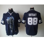 nike nfl jerseys dallas cowboys #88 bryant blue[helmet tri-blend limited]