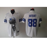 nike nfl jerseys dallas cowboys #88 bryant white[helmet tri-blend limited]