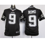 nike nfl jerseys dallas cowboys #9 romo black[nike limited]