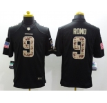 nike nfl jerseys dallas cowboys #9 romo black[salute to service limited]