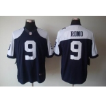 nike nfl jerseys dallas cowboys #9 romo blue[game limited throwback]