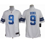 nike nfl jerseys dallas cowboys #9 romo white[nike limited]