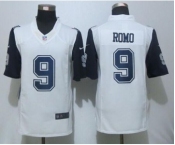 nike nfl jerseys dallas cowboys #9 tony romo white[Limited throwback]