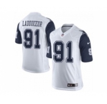 nike nfl jerseys dallas cowboys #91 l. p. ladouceur white[Limited throwback]