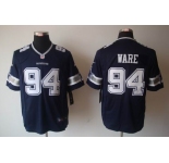 nike nfl jerseys dallas cowboys #94 ware blue[nike limited]