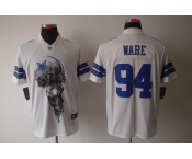 nike nfl jerseys dallas cowboys #94 ware white[helmet tri-blend limited]