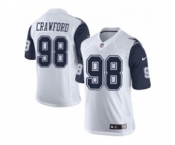 nike nfl jerseys dallas cowboys #98 tyrone crawford white[Limited throwback]