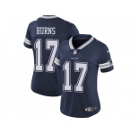 Women Nike Dallas Cowboys #17 Allen Hurns Navy Blue Team Color Stitched NFL Vapor Untouchable Limited Jersey