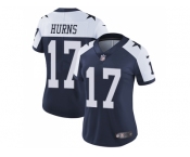 Women Nike Dallas Cowboys #17 Allen Hurns Navy Blue Thanksgiving Stitched NFL Vapor Untouchable Limited Throwback Jersey