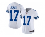 Women Nike Dallas Cowboys #17 Allen Hurns White Stitched NFL Vapor Untouchable Limited Jersey
