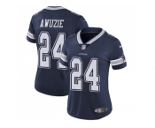 Women Nike Dallas Cowboys #24 Chidobe Awuzie Navy Blue Team Color Stitched NFL Vapor Untouchable Limited Jersey