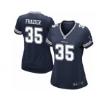 Women Nike Dallas Cowboys #35 Kavon Frazier Game Navy Blue Team Color NFL Jersey