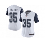 Women Nike Dallas Cowboys #35 Kavon Frazier Limited White Rush Vapor Untouchable NFL Jersey