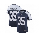 Women Nike Dallas Cowboys #35 Kavon Frazier Navy Blue Throwback Alternate Vapor Untouchable Limited Player NFL Jersey