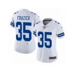 Women Nike Dallas Cowboys #35 Kavon Frazier White Vapor Untouchable Limited Player NFL Jersey