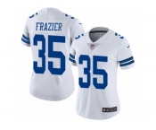 Women Nike Dallas Cowboys #35 Kavon Frazier White Vapor Untouchable Limited Player NFL Jersey