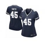 Women Nike Dallas Cowboys #45 Rod Smith Game Navy Blue Team Color NFL Jersey