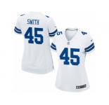 Women Nike Dallas Cowboys #45 Rod Smith Game White NFL Jersey