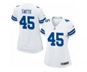 Women Nike Dallas Cowboys #45 Rod Smith Game White NFL Jersey