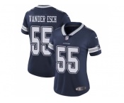 Women Nike Dallas Cowboys #55 Leighton Vander Esch Navy Blue Team Color Stitched NFL Vapor Untouchable Limited Jersey
