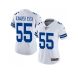 Women Nike Dallas Cowboys #55 Leighton Vander Esch White Stitched NFL Vapor Untouchable Limited Jersey