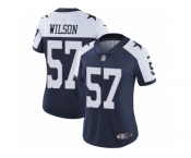 Women Nike Dallas Cowboys #57 Damien Wilson Navy Blue Throwback Alternate Vapor Untouchable Limited Player NFL Jersey