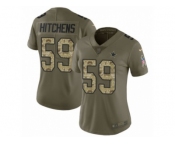 Women Nike Dallas Cowboys #59 Anthony Hitchens Limited Olive Camo 2017 Salute to Service NFL Jersey