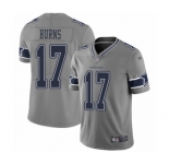 Women's Dallas Cowboys #17 Allen Hurns Limited Gray Inverted Legend Football Jersey
