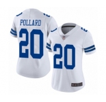 Women's Dallas Cowboys #20 Tony Pollard White Vapor Untouchable Limited Player Football Jersey