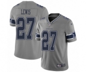 Women's Dallas Cowboys #27 Jourdan Lewis Limited Gray Inverted Legend Football Jersey