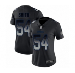 Women's Dallas Cowboys #54 Jaylon Smith Black Smoke Fashion Limited Player Football Jersey