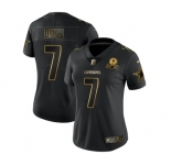Women's Dallas Cowboys #7 Trevon Diggs Black Golden Edition Limited Stitched Jersey