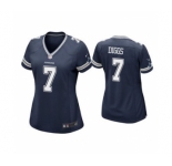 Women's Dallas Cowboys #7 Trevon Diggs Navy Vapor Untouchable Limited Stitched Football Jersey