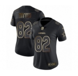 Women's Dallas Cowboys #82 Jason Witten Black Gold Vapor Untouchable Limited Football Jersey