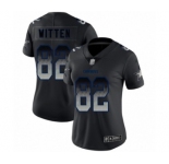 Women's Dallas Cowboys #82 Jason Witten Black Smoke Fashion Limited Football Jersey