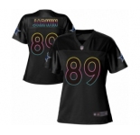 Women's Dallas Cowboys #89 Blake Jarwin Game Black Fashion Football Jersey