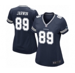 Women's Dallas Cowboys #89 Blake Jarwin Game Navy Blue Team Color Football Jersey