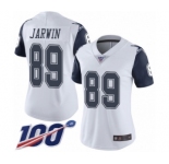 Women's Dallas Cowboys #89 Blake Jarwin Limited White Rush Vapor Untouchable 100th Season Football Jersey