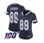 Women's Dallas Cowboys #89 Blake Jarwin Navy Blue Team Color Vapor Untouchable Limited Player 100th Season Football Jersey