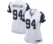 Womens Dallas Cowboys #94 Marshawn Kneeland White Color Rush Legend Player Jersey