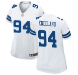 Womens Dallas Cowboys #94 Marshawn Kneeland White Limited Jersey