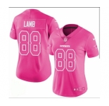Women's NFL Dallas Cowboys #88 CeeDee Lamb Pink Limited Stitched Jersey